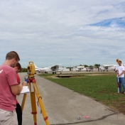 Surveying Class Collaborates in Real-time Project at Airport