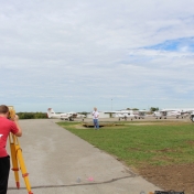 Surveying Class Collaborates in Real-time Project at Airport