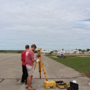 Surveying Class Collaborates in Real-time Project at Airport