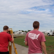 Surveying Class Collaborates in Real-time Project at Airport