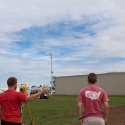 Surveying Class Collaborates in Real-time Project at Airport