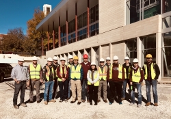 EKU Construction Management students tour EKU's New Case Dining Hall